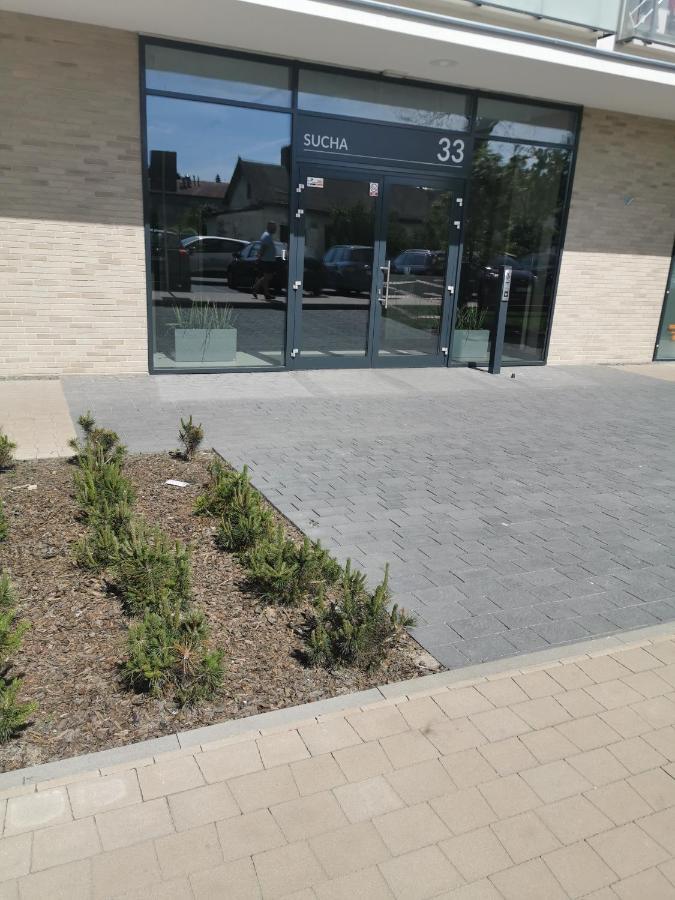 Apartament Przy Bursztynowym Stadionie Gdansk Exterior foto
